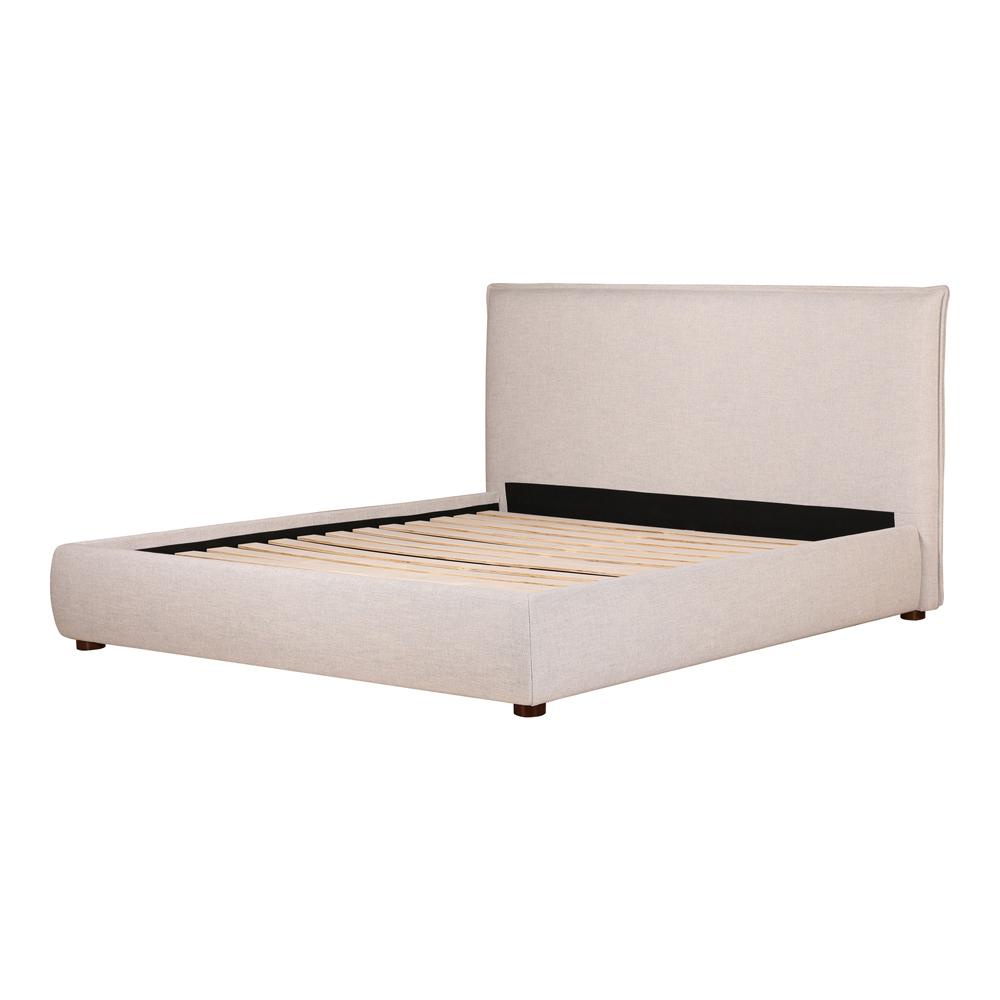 Moes Home - Luzon Queen Bed in Light Grey - RN-1129-40-0 veiw 3
