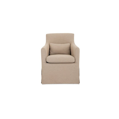 Moes Home - Lydia Outdoor Slipcover Dining Chair Light Brown - VV-1019-21 view 1