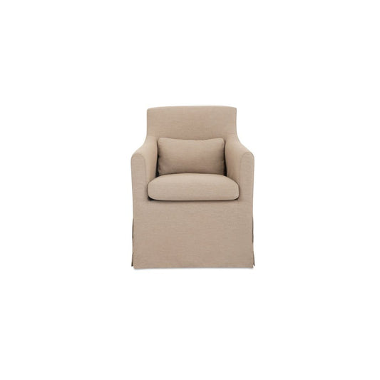 Moes Home - Lydia Outdoor Slipcover Dining Chair Light Brown - VV-1019-21 view 1