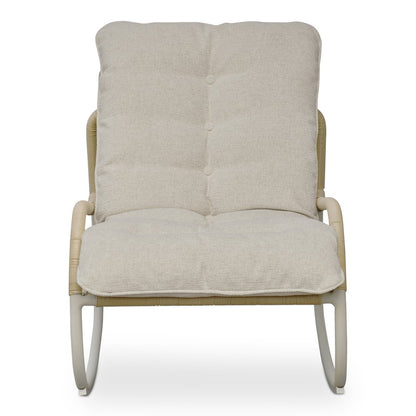 Moes Home - Lyra Outdoor Rocking Chair Beige - GE-1002-34 view 1