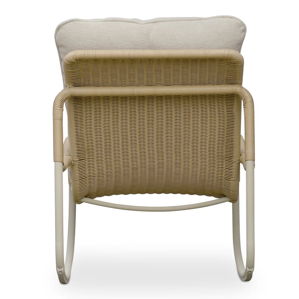 Moes Home - Lyra Outdoor Rocking Chair Beige - GE-1002-34 view 5