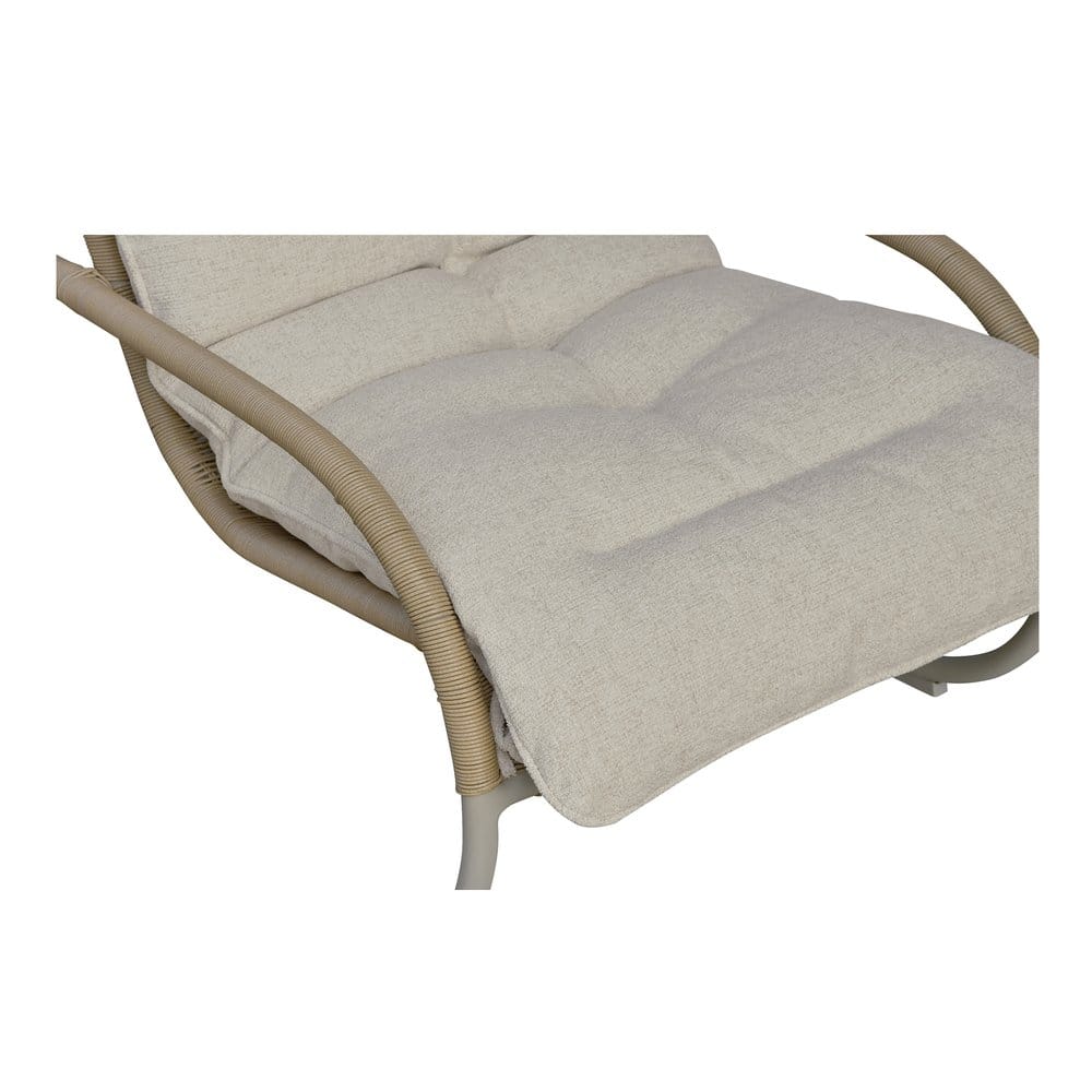 Moes Home - Lyra Outdoor Rocking Chair Beige - GE-1002-34 view 7