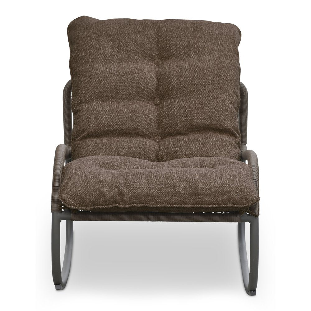 Moes Home - Lyra Outdoor Rocking Chair Brown - GE-1002-03 view 1