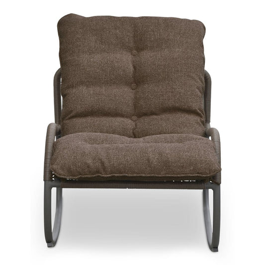 Moes Home - Lyra Outdoor Rocking Chair Brown - GE-1002-03 view 1