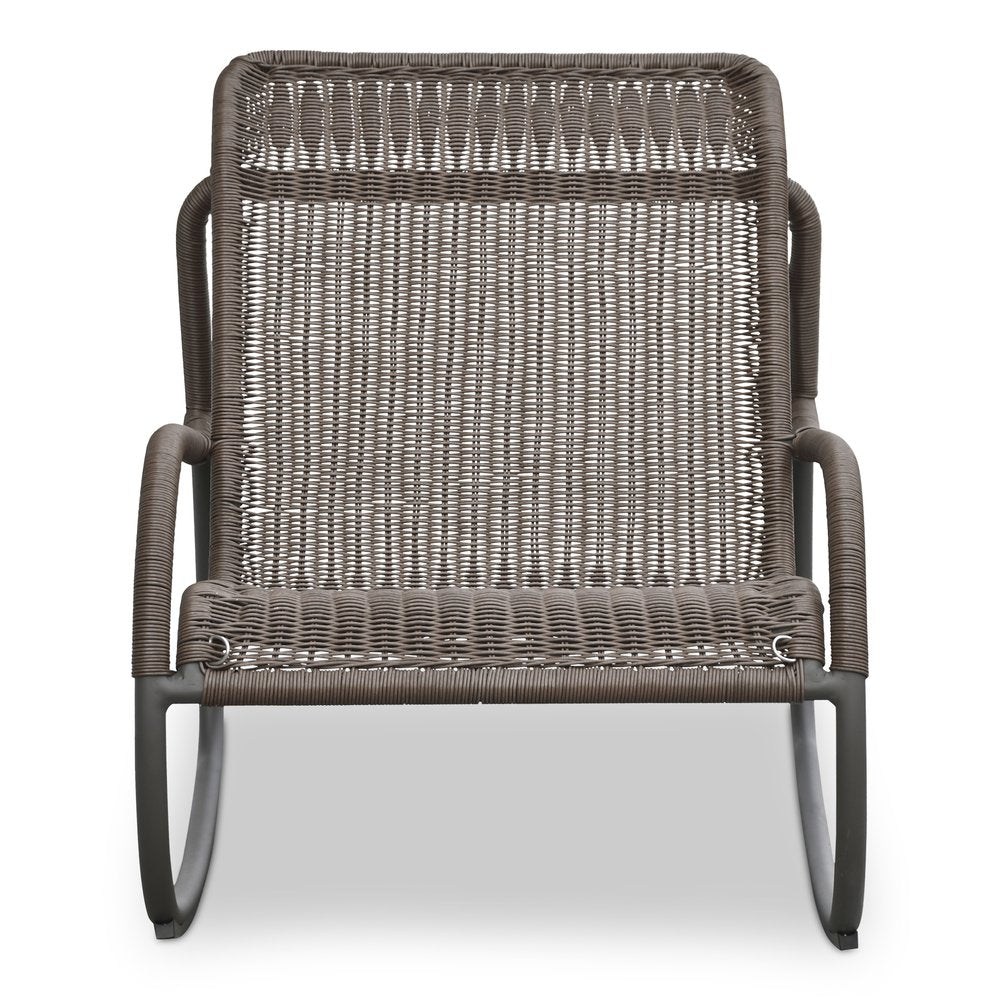 Moes Home - Lyra Outdoor Rocking Chair Brown - GE-1002-03 view 2