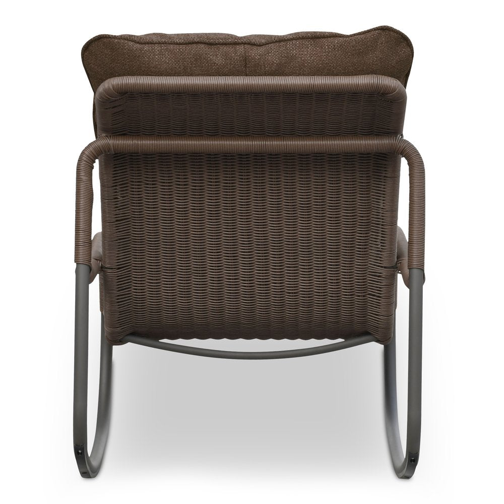 Moes Home - Lyra Outdoor Rocking Chair Brown - GE-1002-03 view 4