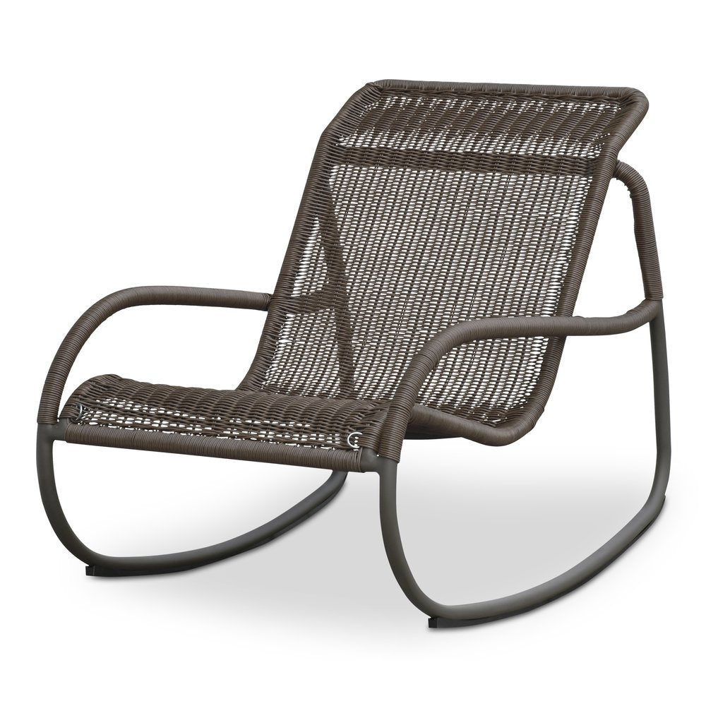 Moes Home - Lyra Outdoor Rocking Chair Brown - GE-1002-03 view 5
