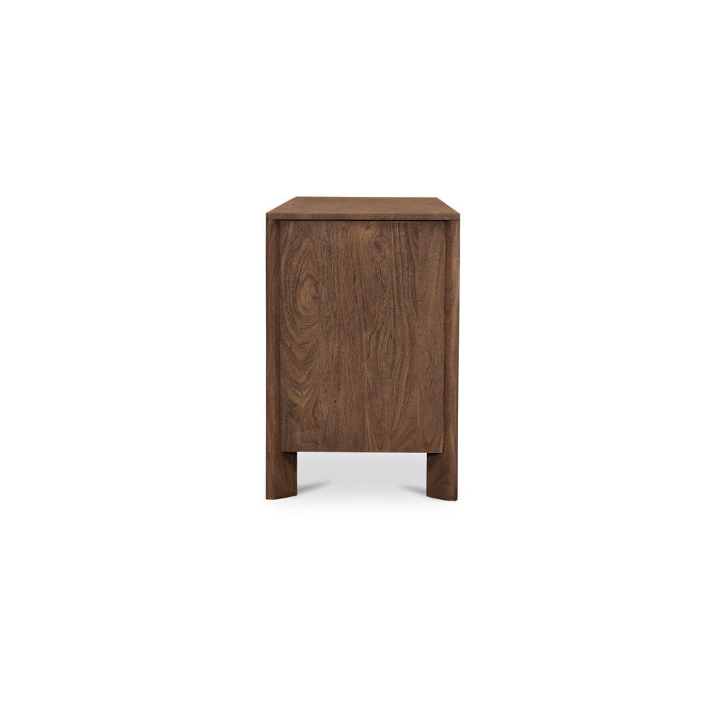 Moes Home - Mabel 6 Drawer Dresser Dark Brown - LX-1086-20 view 4