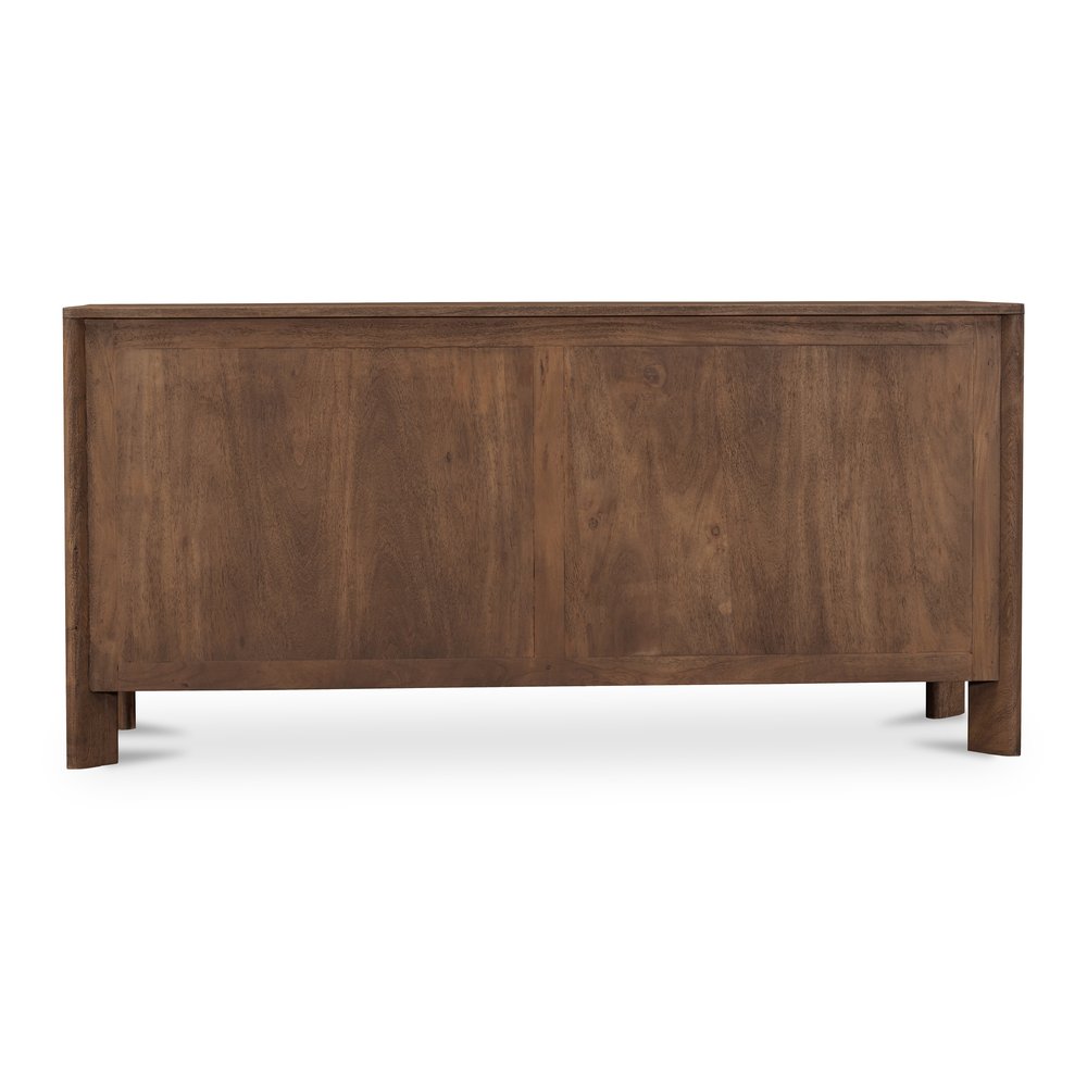 Moes Home - Mabel 6 Drawer Dresser Dark Brown - LX-1086-20 view 5