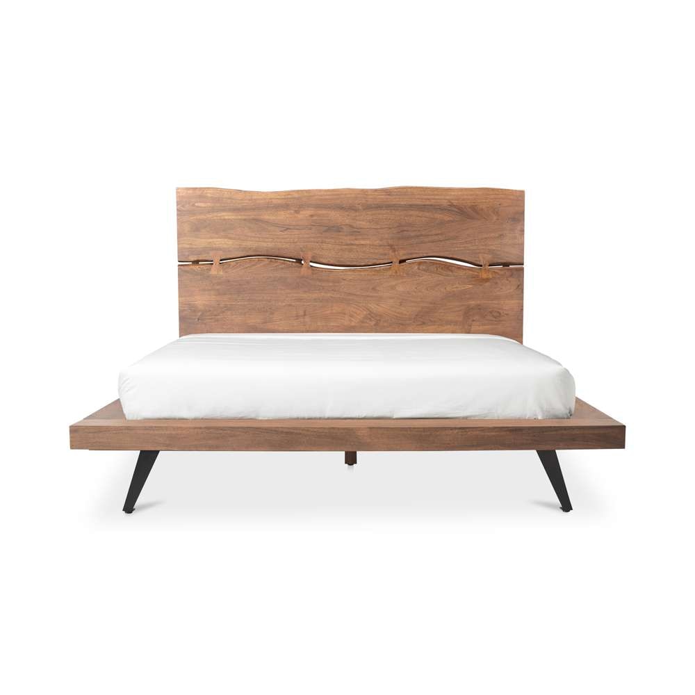Moes Home - Madagascar Platform Bed Queen - UH-1006-03-0 veiw 1