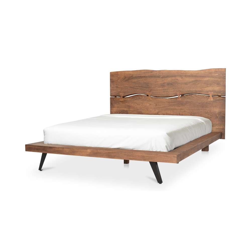 Moes Home - Madagascar Platform Bed Queen - UH-1006-03-0 veiw 2