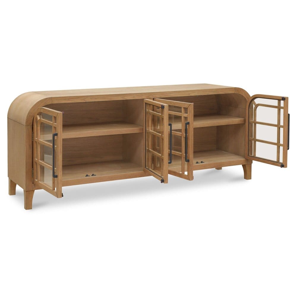 Moes Home - Maddie Sideboard Natural - EM-1021-24 view 4