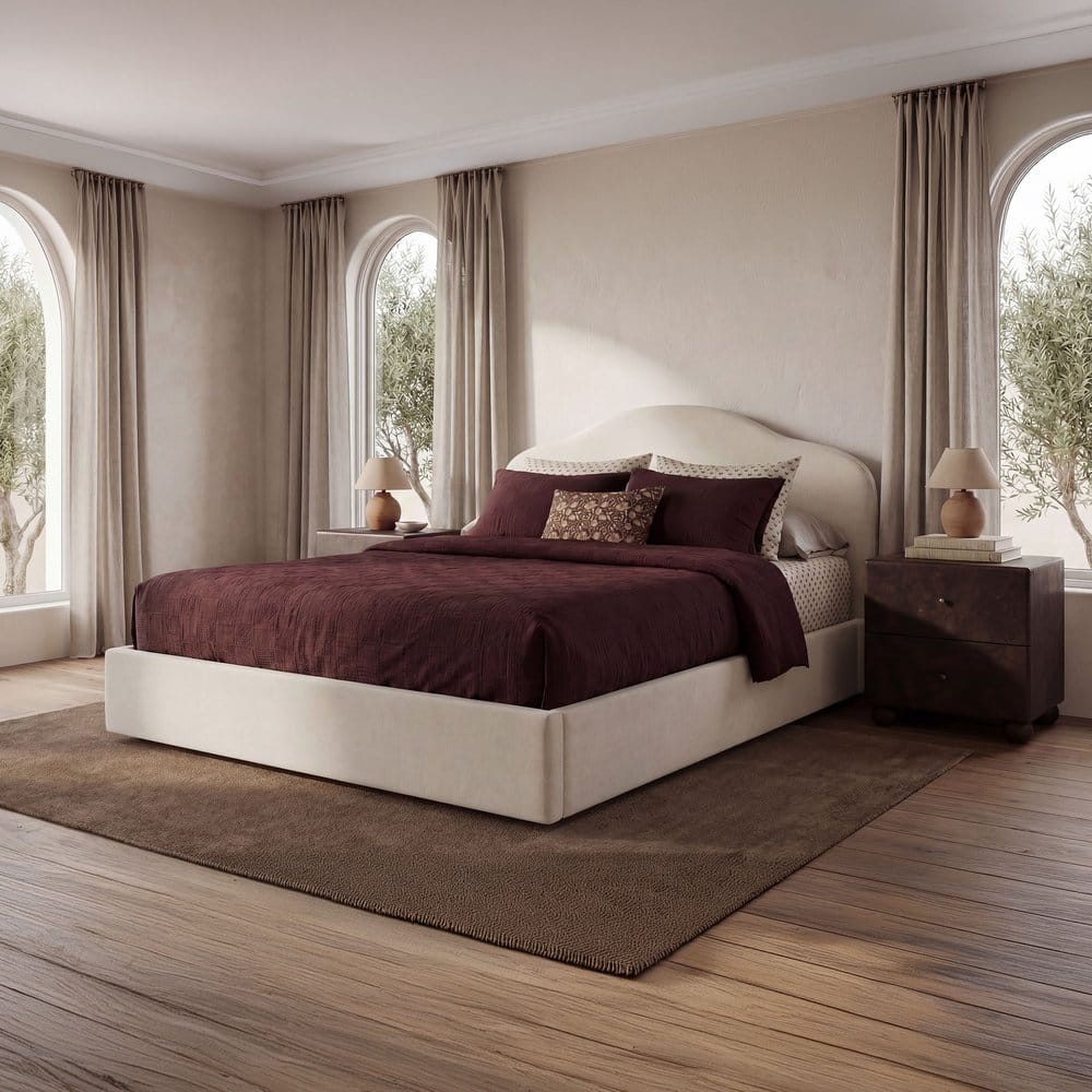 Moes Home - Maggie King Storage Bed Cream - RN-1162-05-0 view 7