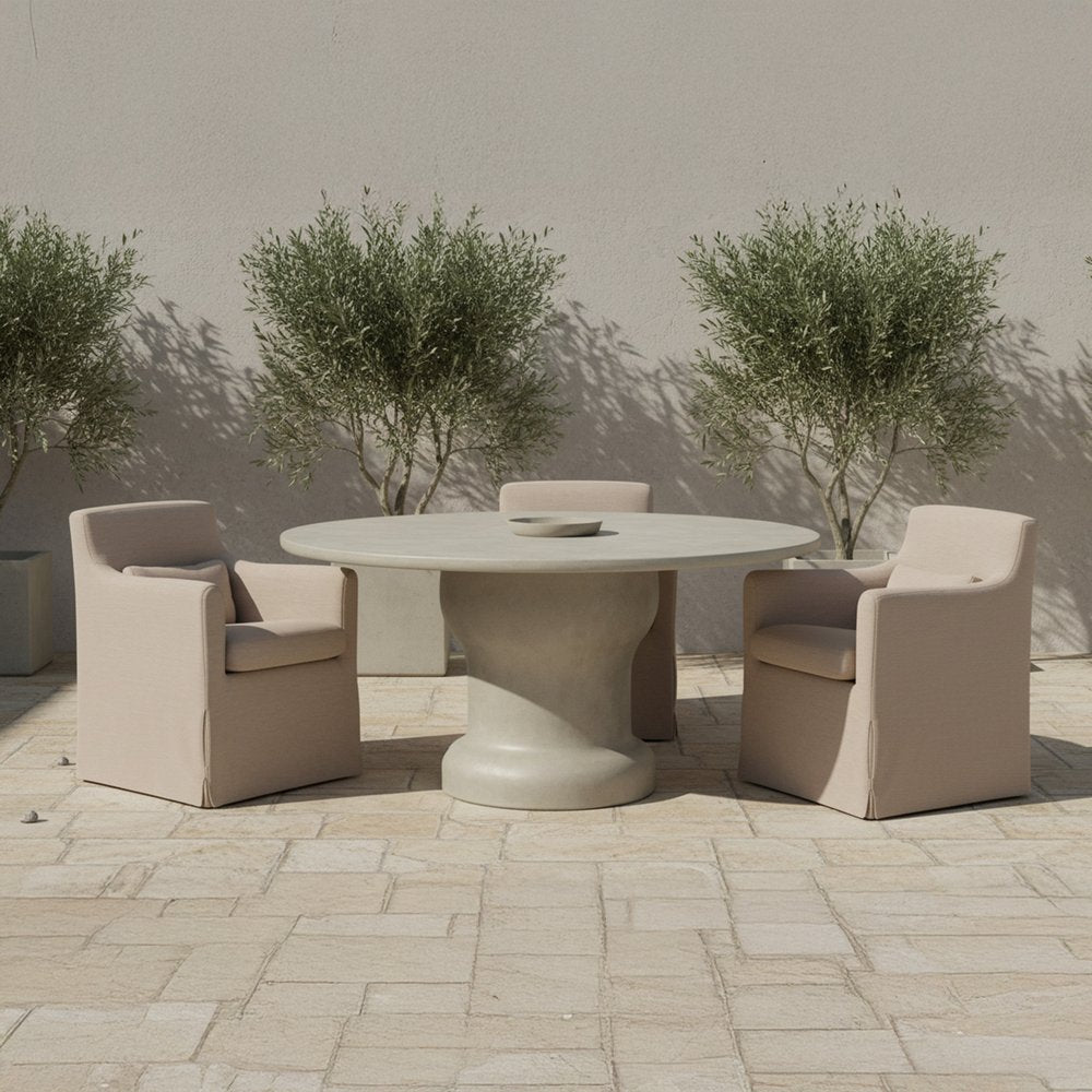 Moes Home - Magnolia Outdoor Dining Table Cream - SC-1004-05-0 view 5