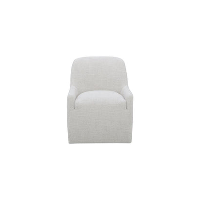 Moes Home - Maisie Rolling Dining Chair Flecked Oat - KQ-1045-34-USA view 1