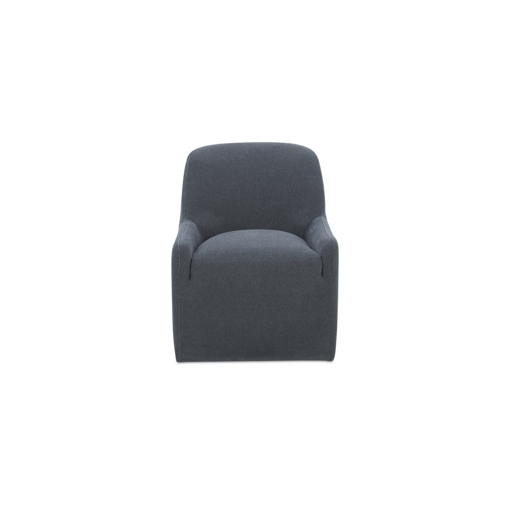 Moes Home - Maisie Rolling Dining Chair Slate Blue - KQ-1045-26-USA view 1