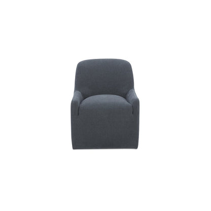 Moes Home - Maisie Rolling Dining Chair Slate Blue - KQ-1045-26-USA view 2