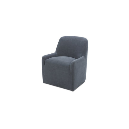 Moes Home - Maisie Rolling Dining Chair Slate Blue - KQ-1045-26-USA view 5