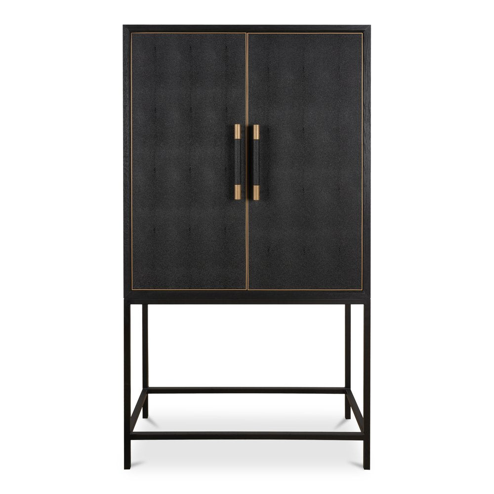 Moes Home - Mako Bar Cabinet Black - VL-1047-02 view 1