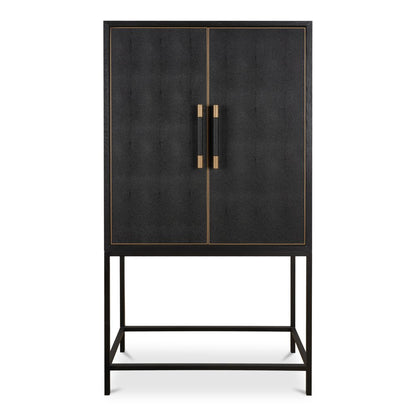 Moes Home - Mako Bar Cabinet Black - VL-1047-02 view 1