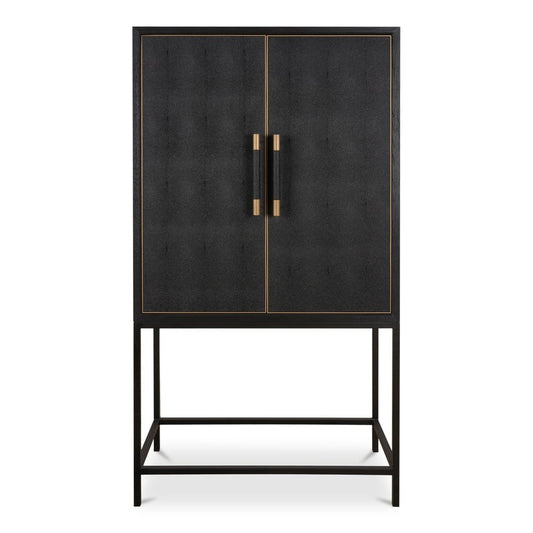 Moes Home - Mako Bar Cabinet Black - VL-1047-02 view 1