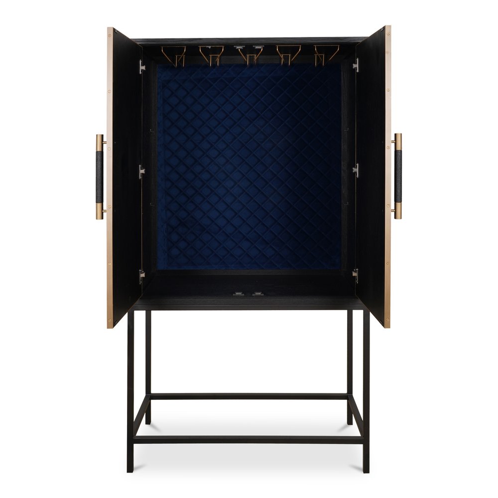 Moes Home - Mako Bar Cabinet Black - VL-1047-02 view 2