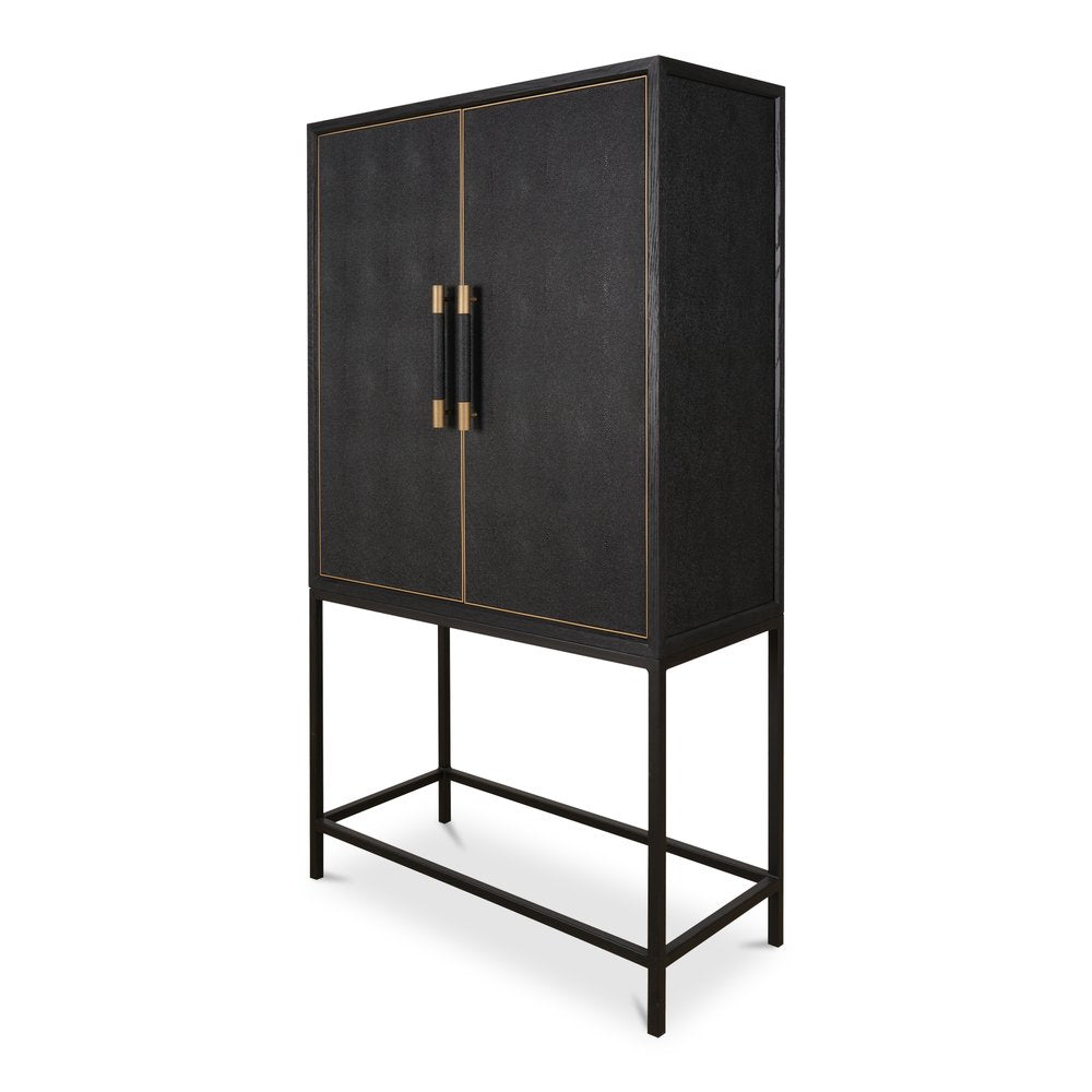 Moes Home - Mako Bar Cabinet Black - VL-1047-02 view 5