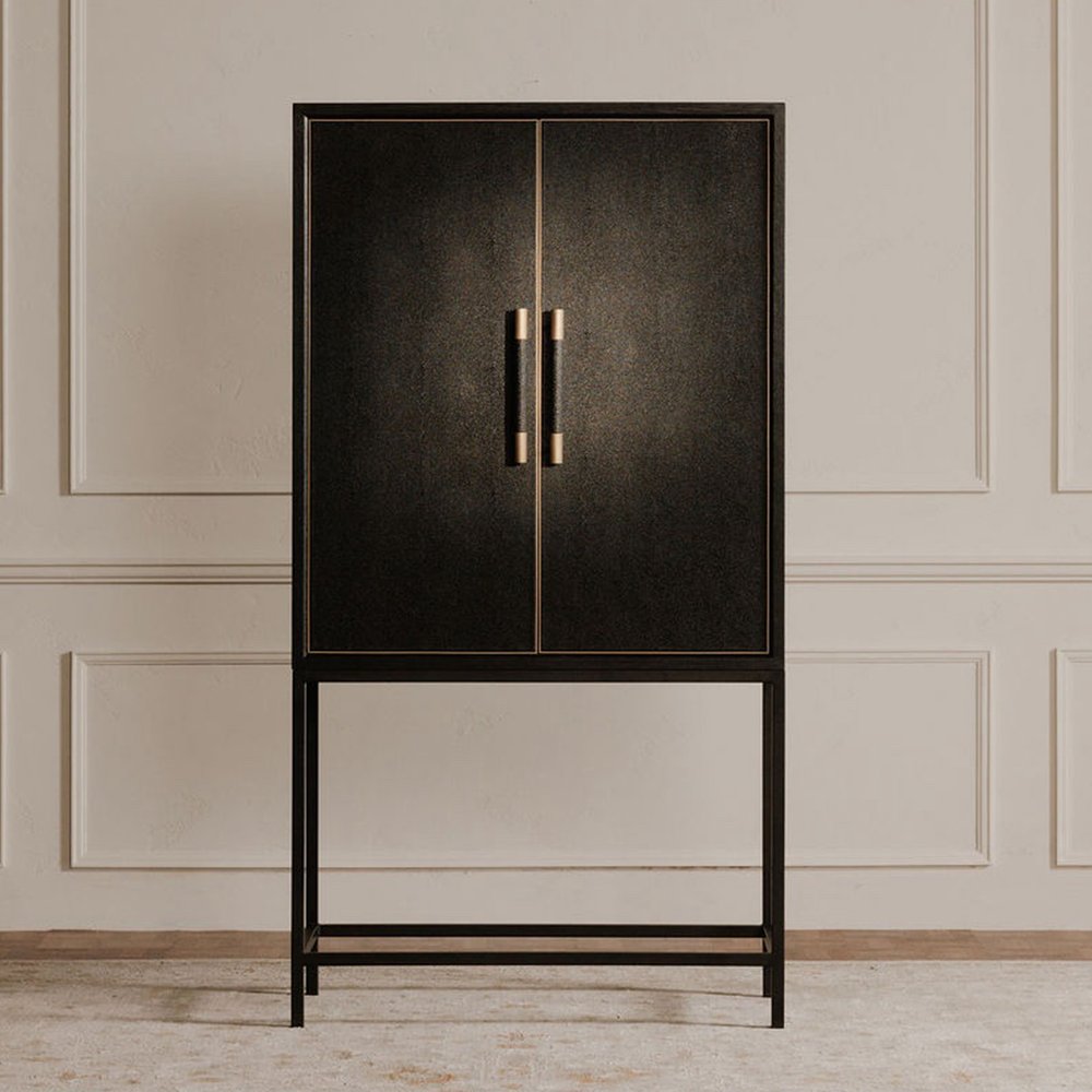 Moes Home - Mako Bar Cabinet Black - VL-1047-02 view 7