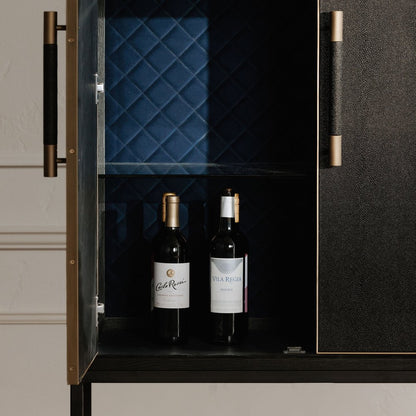 Moes Home - Mako Bar Cabinet Black - VL-1047-02 view 8