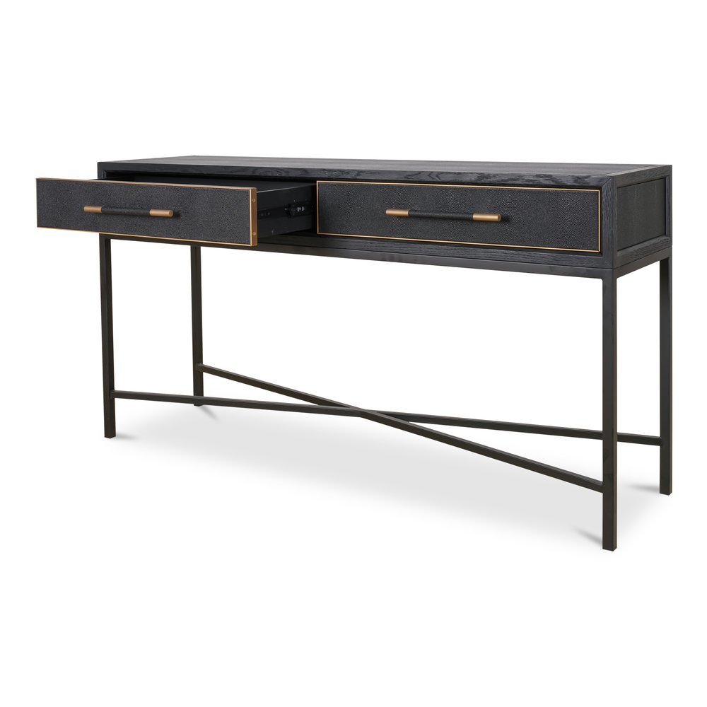 Moes Home - Mako Console Table Black - VL-1049-02 view 6