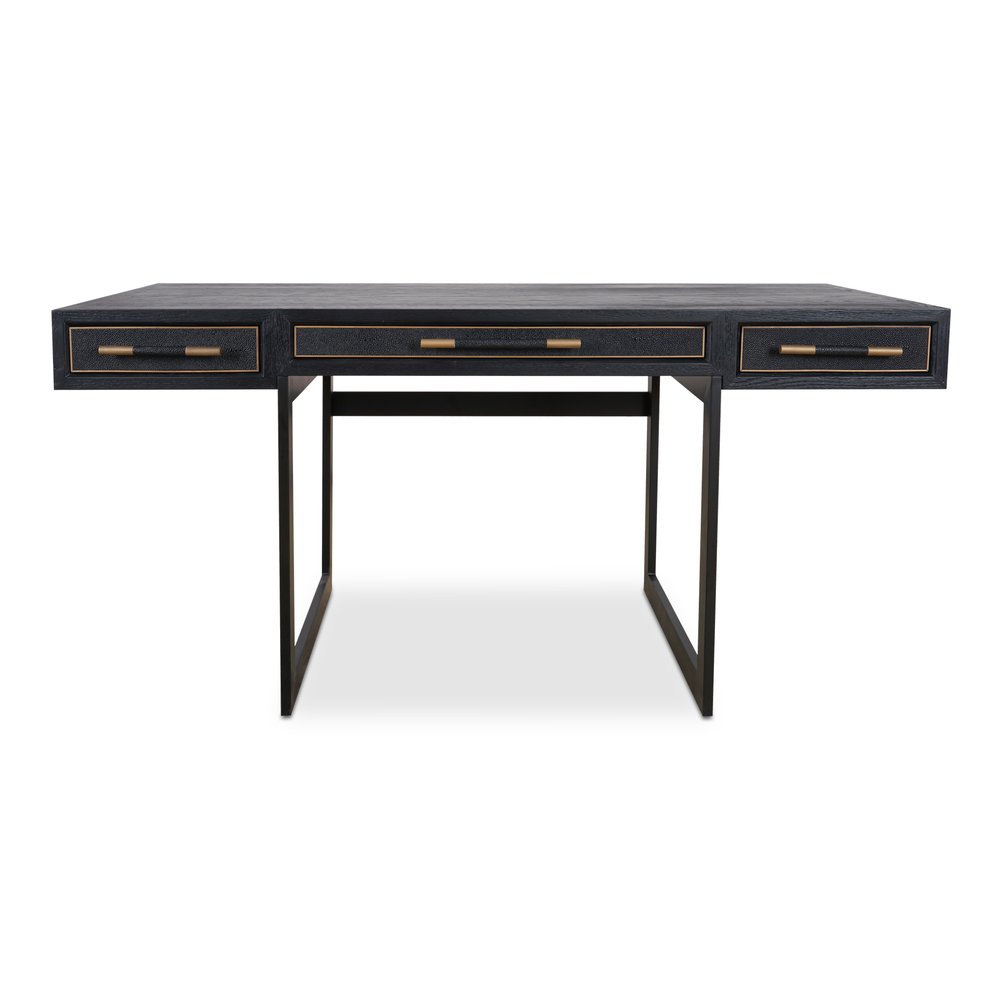 Moes Home - Mako Desk Black - VL-1053-02 view 1