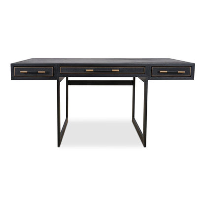 Moes Home - Mako Desk Black - VL-1053-02 view 1