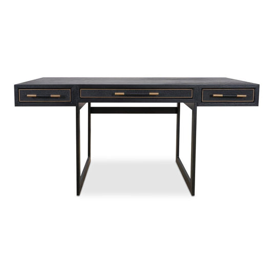 Moes Home - Mako Desk Black - VL-1053-02 view 1