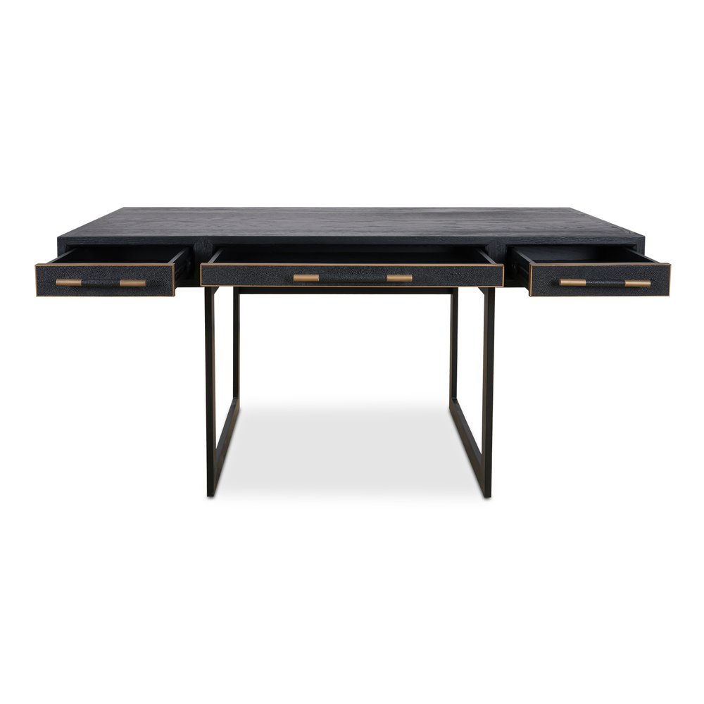 Moes Home - Mako Desk Black - VL-1053-02 view 2
