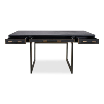 Moes Home - Mako Desk Black - VL-1053-02 view 2