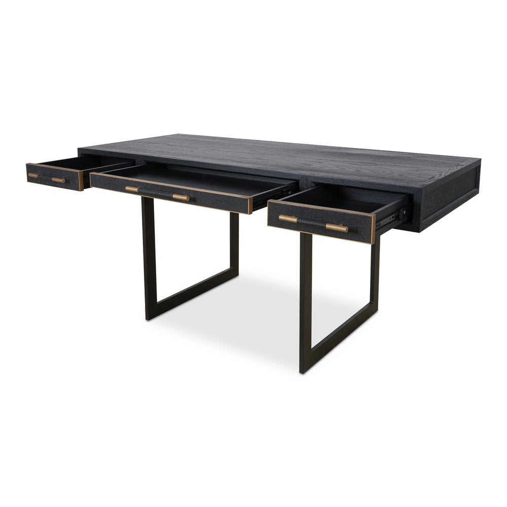 Moes Home - Mako Desk Black - VL-1053-02 view 6