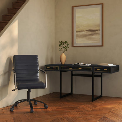 Moes Home - Mako Desk Black - VL-1053-02 view 8