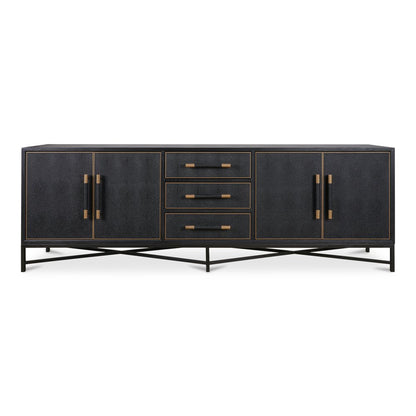 Moes Home - Mako Sideboard Large Black - VL-1061-02 view 1