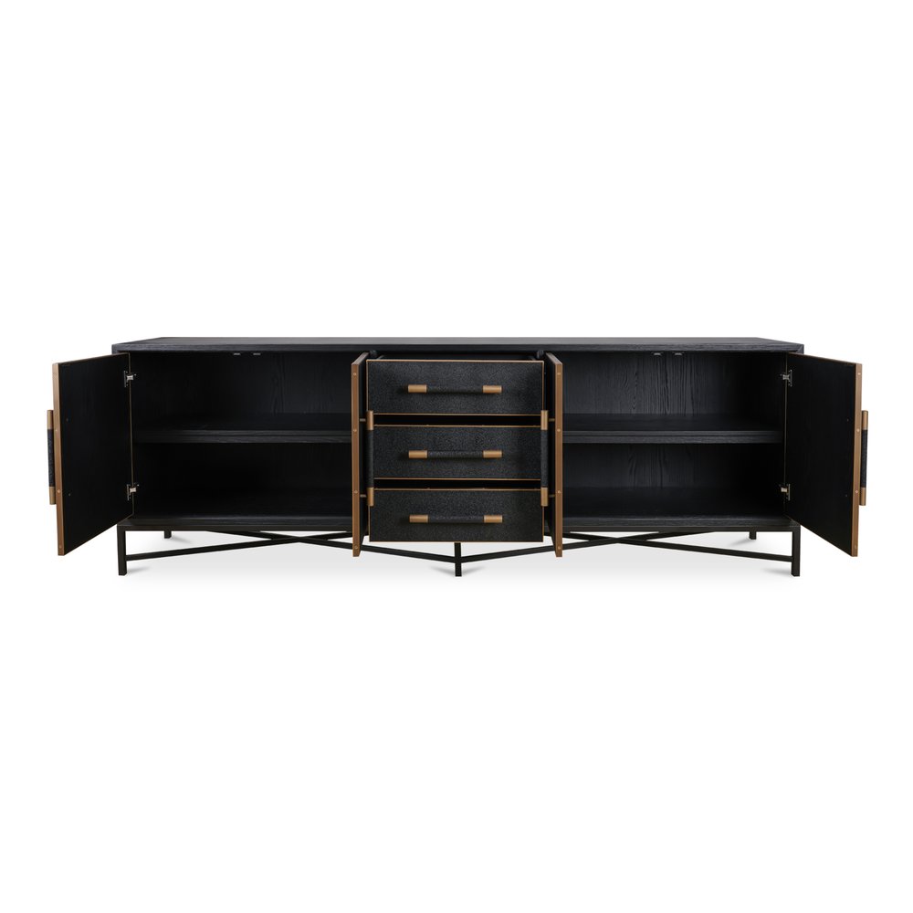 Moes Home - Mako Sideboard Large Black - VL-1061-02 view 2