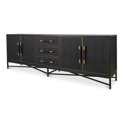 Moes Home - Mako Sideboard Large Black - VL-1061-02 view 5