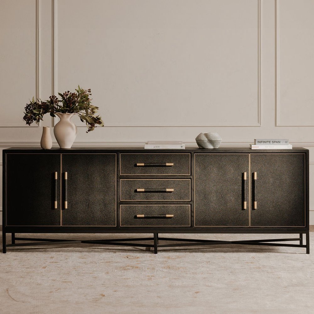 Moes Home - Mako Sideboard Large Black - VL-1061-02 view 7