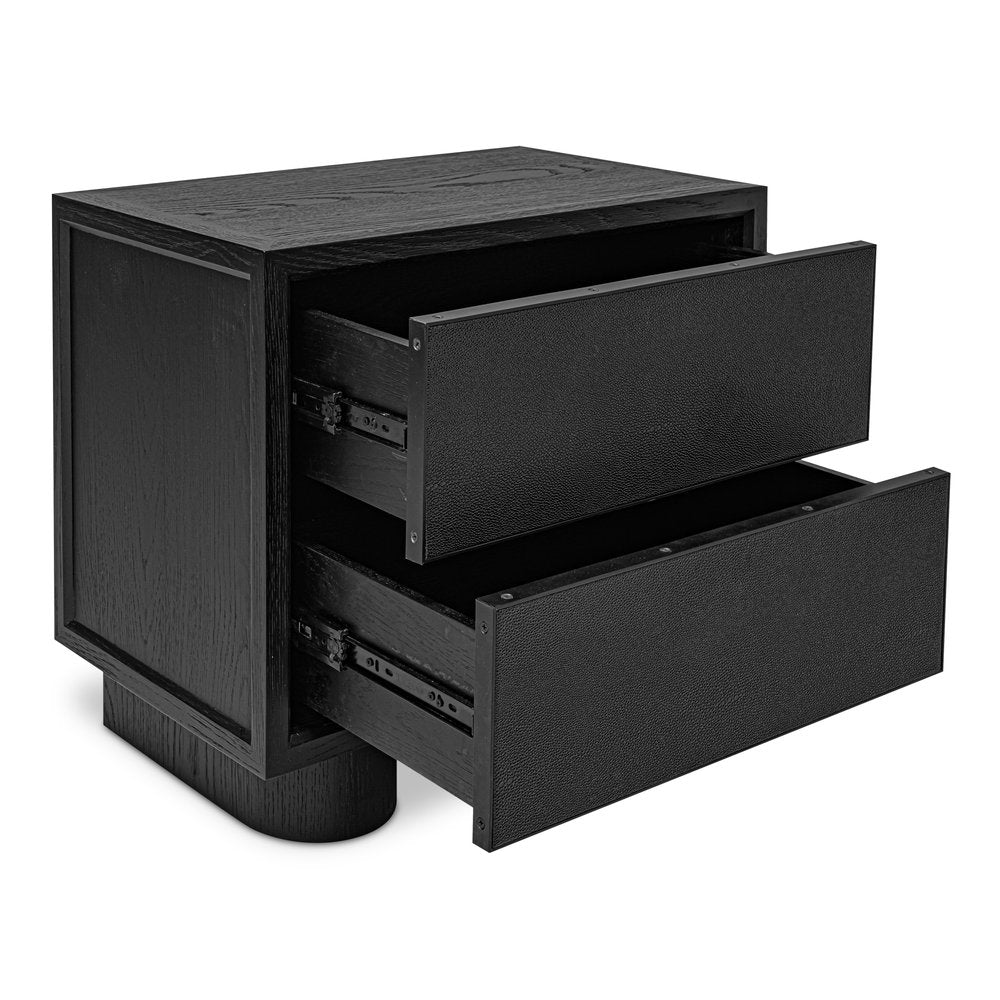 Moes Home - Marcelle Nightstand Black - VL-1100-02 view 3