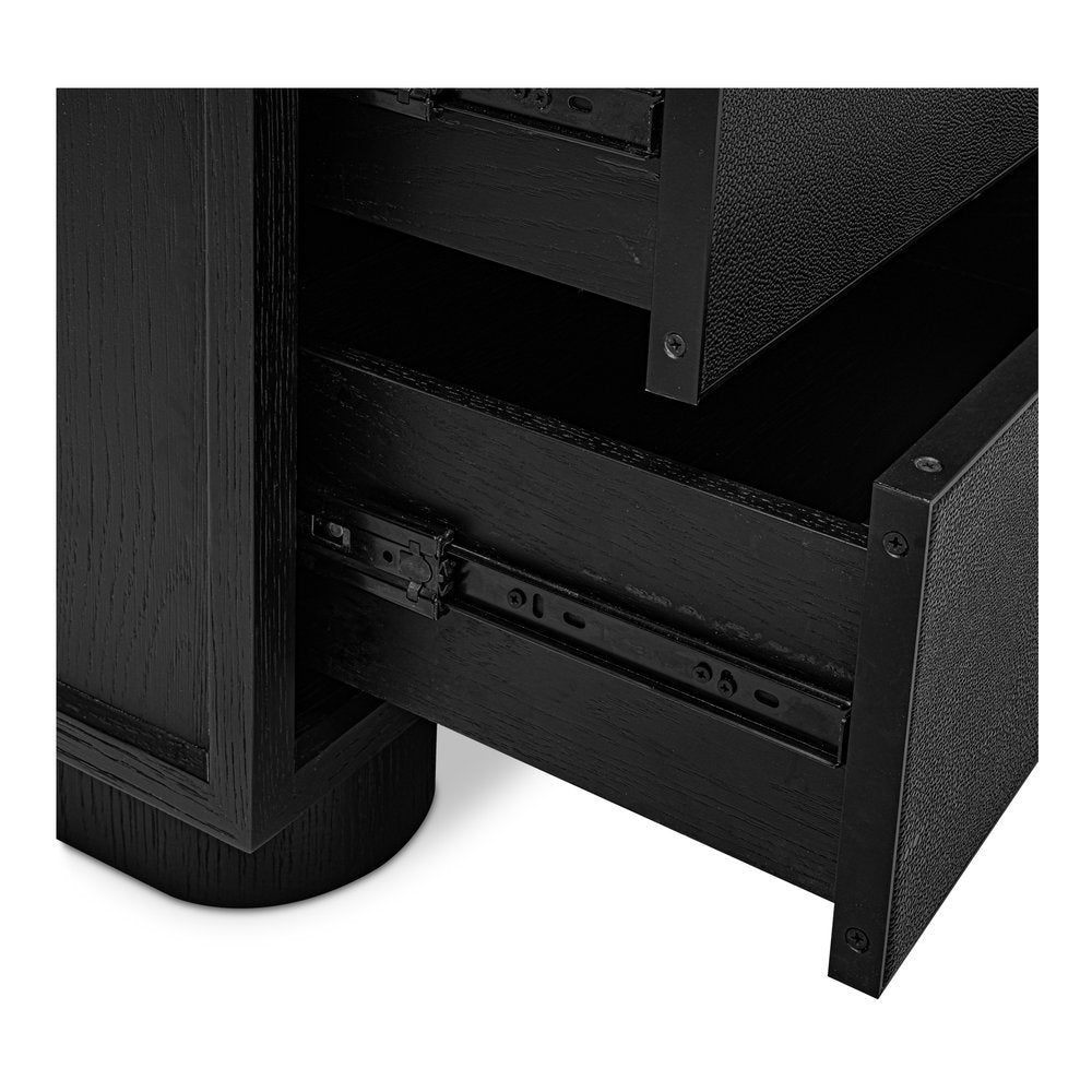 Moes Home - Marcelle Nightstand Black - VL-1100-02 view 6