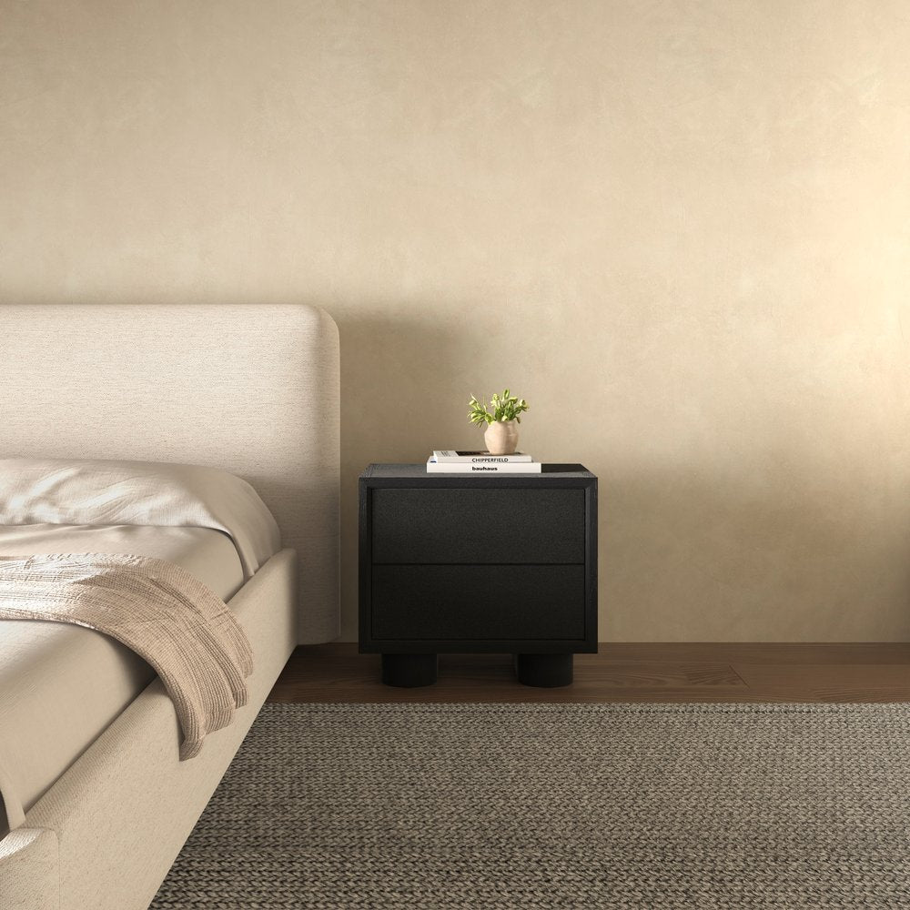 Moes Home - Marcelle Nightstand Black - VL-1100-02 view 7