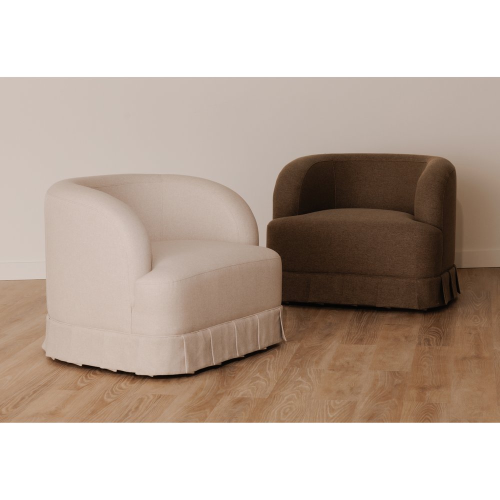 Moes Home - Maren Swivel Chair Beige - OA-1013-34 view 11