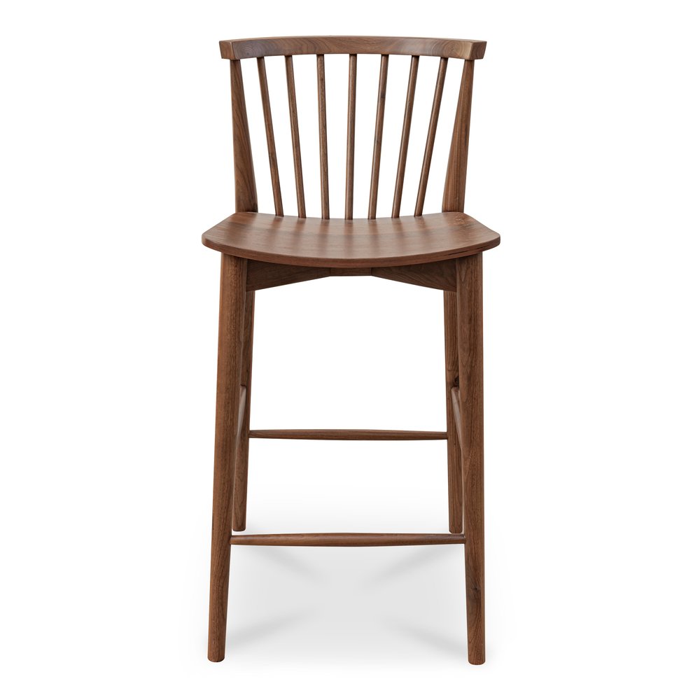 Moes Home - Marley Counter Stool Walnut - FC-1014-03 view 1