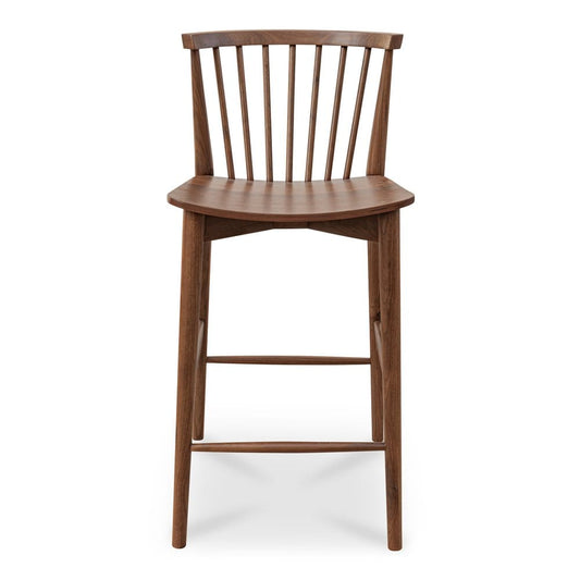 Moes Home - Marley Counter Stool Walnut - FC-1014-03 view 1