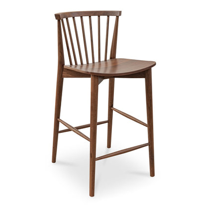 Moes Home - Marley Counter Stool Walnut - FC-1014-03 view 3