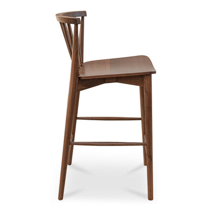 Moes Home - Marley Counter Stool Walnut - FC-1014-03 view 4