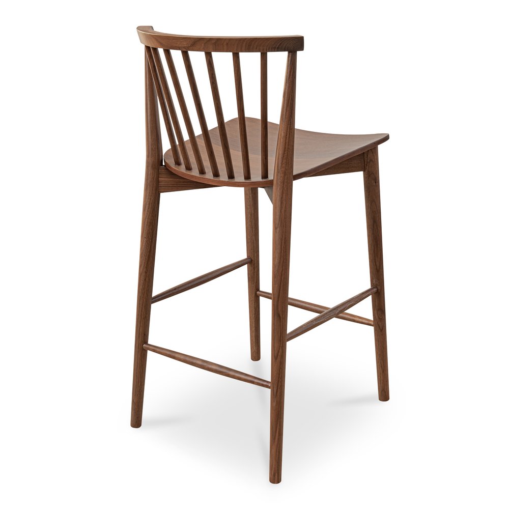 Moes Home - Marley Counter Stool Walnut - FC-1014-03 view 6
